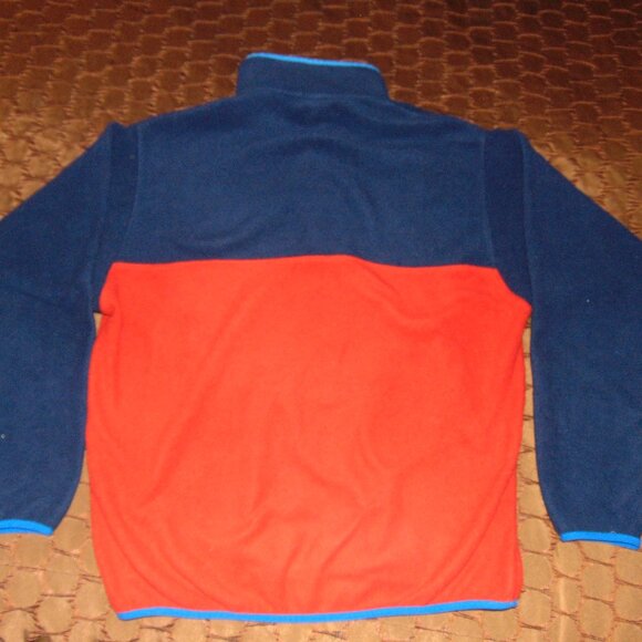 PATAGONIA  SYNCHILLA  SNAP-T  BLUE/RED  LARGE - Picture 3 of 4